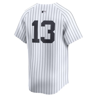 New York Yankees Jazz Chisholm Jr. Nike Home Limited Player Jersey - White MLB Team Jersey Baseball Fan Apparel