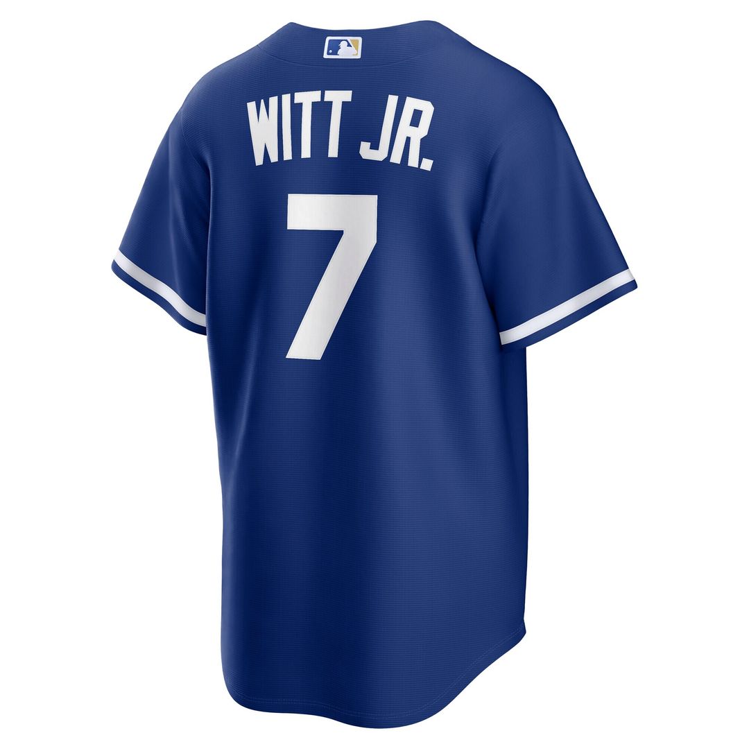 Kansas City Royals Bobby Witt Jr. Nike Road Replica Jersey - Gray MLB Team Jersey Baseball Fan Apparel