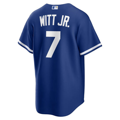Kansas City Royals Bobby Witt Jr. Nike Road Replica Jersey - Gray MLB Team Jersey Baseball Fan Apparel