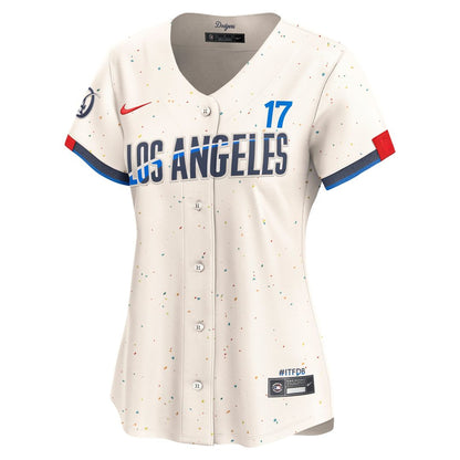 Los Angeles Dodgers Shohei Ohtani Nike Women's City Connect Limited Player Jersey - Cream MLB Team Jersey Baseball Fan Apparel