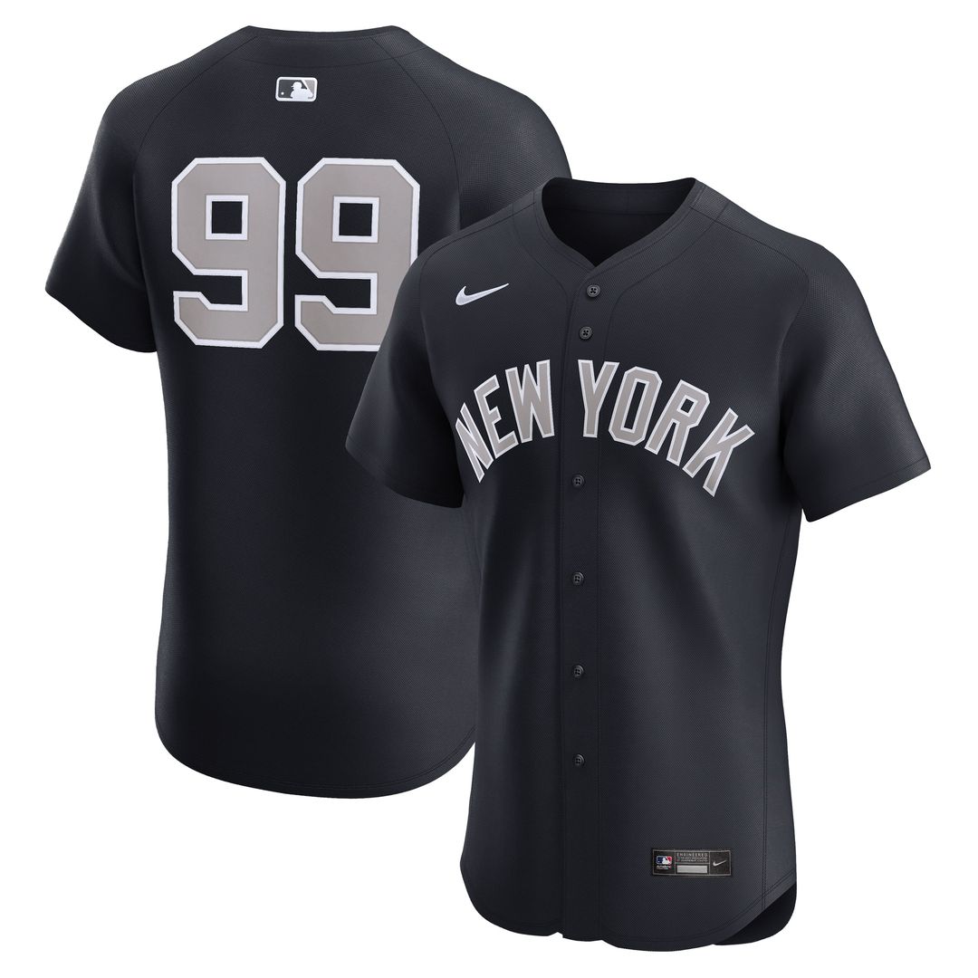 New York Yankees Aaron Judge Nike Alternate Elite Jersey - Navy MLB Team Jersey Baseball Fan Apparel