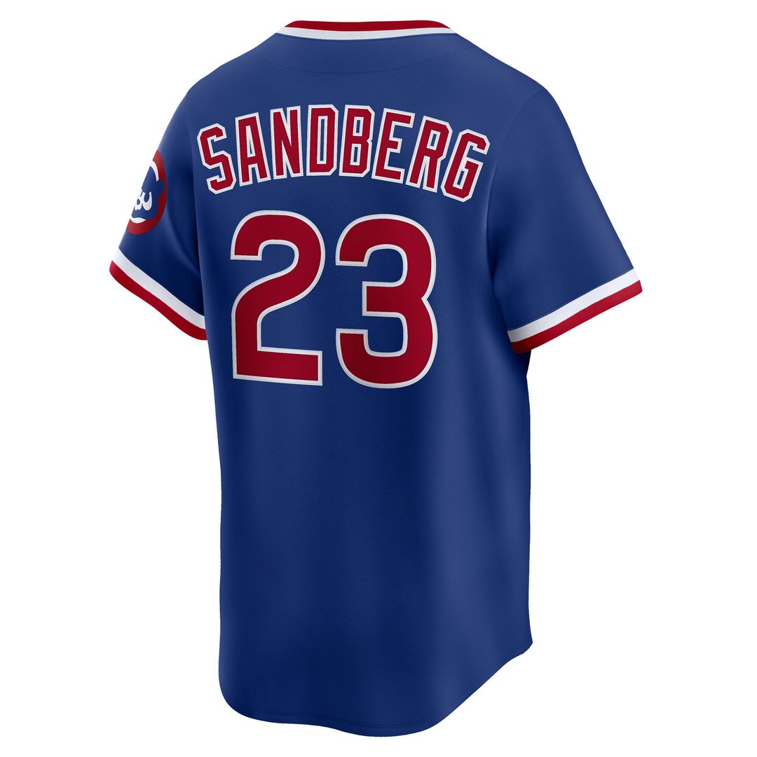 Chicago Cubs Ryne Sandberg Nike Throwback Cooperstown Limited Jersey - Royal MLB Team Jersey Baseball Fan Apparel