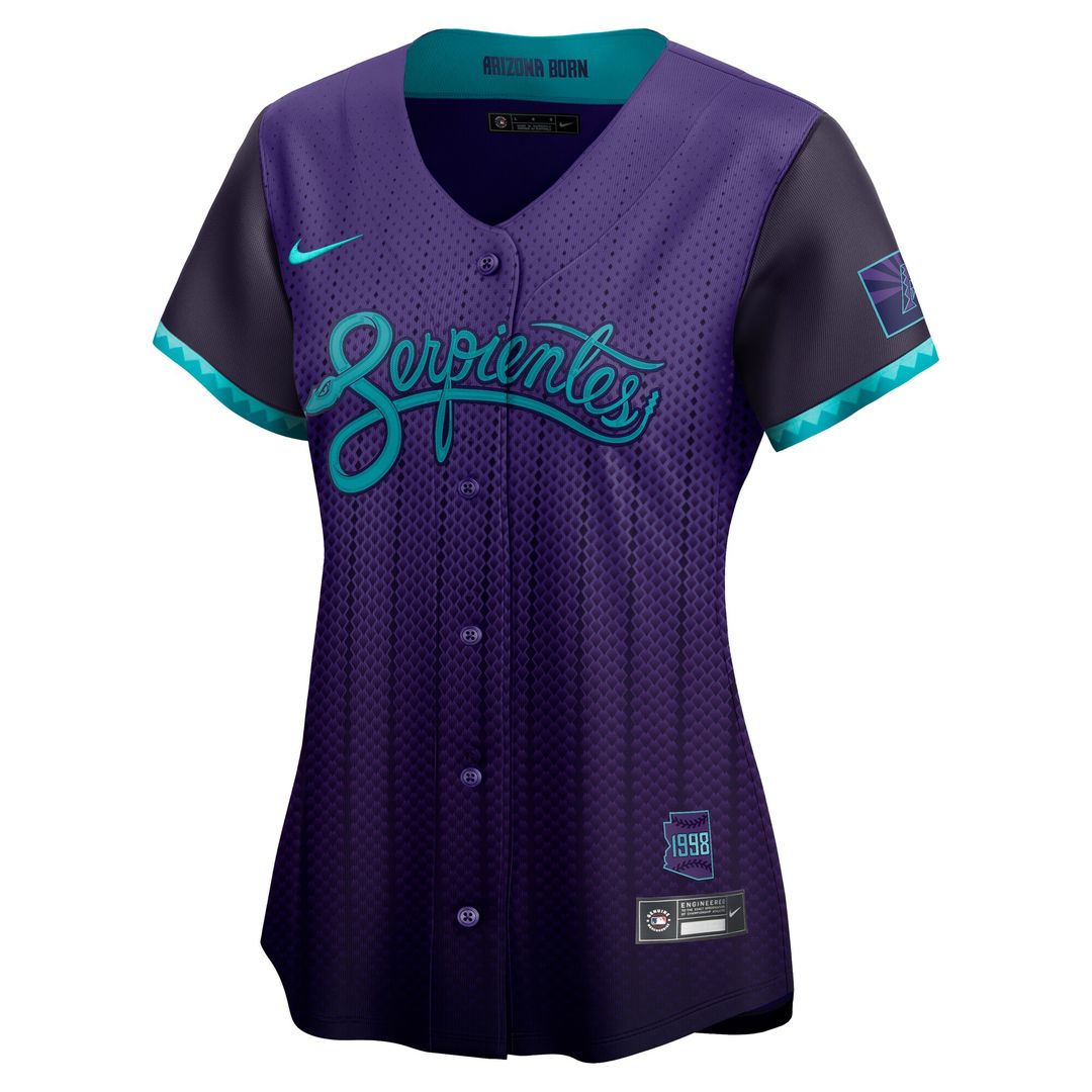 Arizona Diamondbacks Corbin Carroll Nike Women's 2025 City Connect Limited Player Jersey - Purple MLB Team Jersey Baseball Fan Apparel