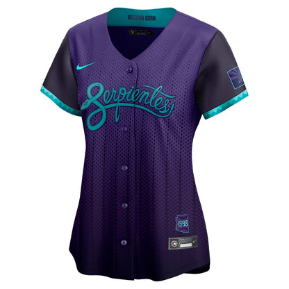 Arizona Diamondbacks Corbin Carroll Nike Women's 2025 City Connect Limited Player Jersey - Purple MLB Team Jersey Baseball Fan Apparel