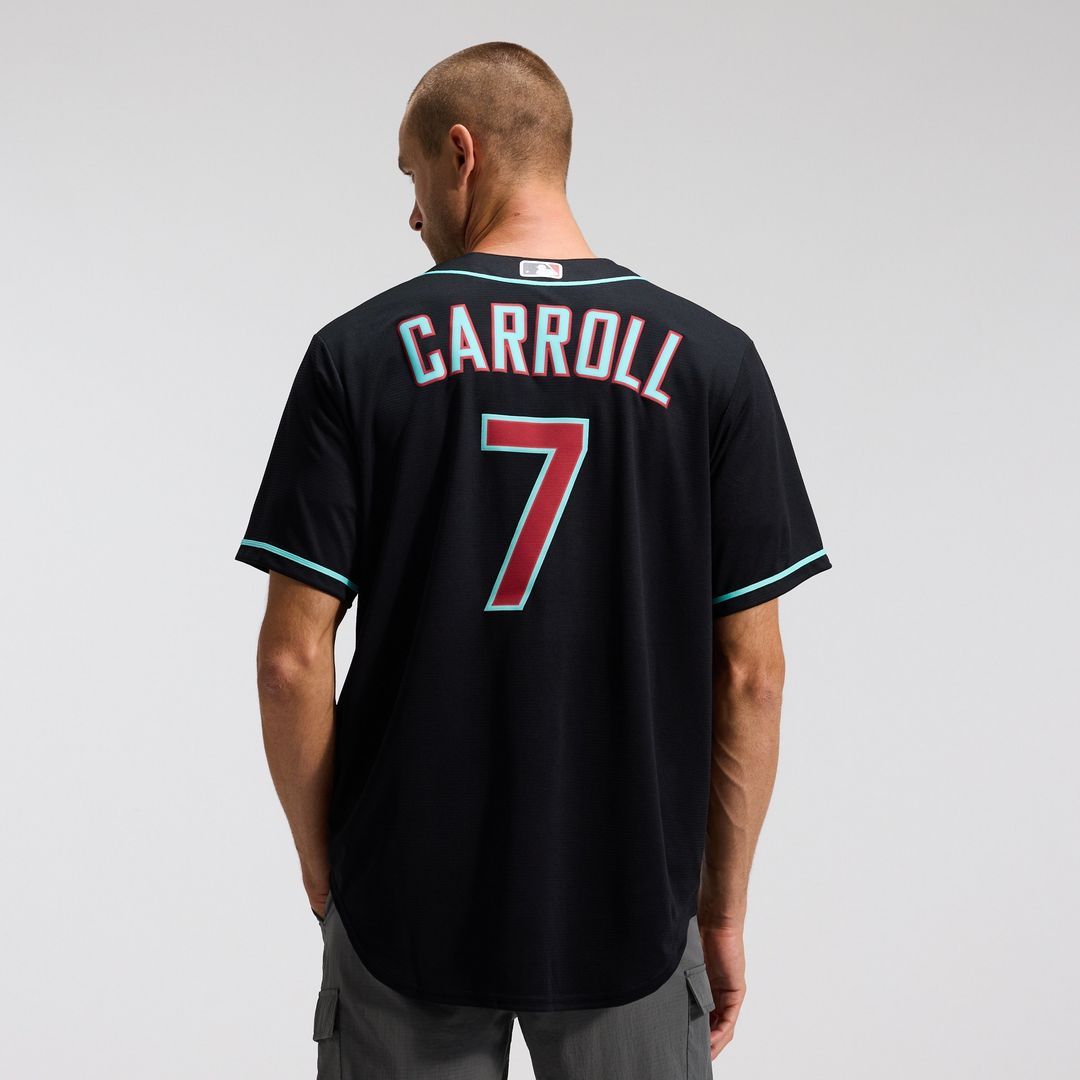 Arizona Diamondbacks Corbin Carroll Nike Alternate Replica Jersey - Black MLB Team Jersey Baseball Fan Apparel