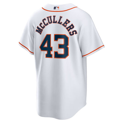 Houston Astros Lance McCullers Jr. Nike Home Replica Jersey - White MLB Team Jersey Baseball Fan Apparel