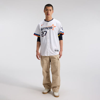 Houston Astros Jose Altuve Nike 2025 City Connect Limited Player Jersey - White MLB Team Jersey Baseball Fan Apparel