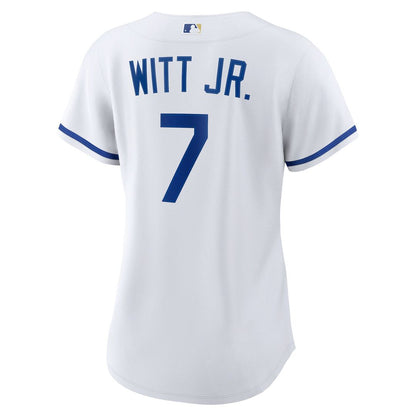 Kansas City Royals Bobby Witt Jr. Nike Women's Home Replica Player Jersey - White MLB Team Jersey Baseball Fan Apparel
