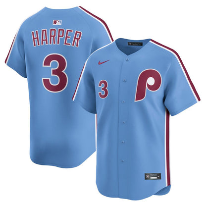 Philadelphia Phillies Bryce Harper Nike Home Limited Player Jersey - White MLB Team Jersey Baseball Fan Apparel