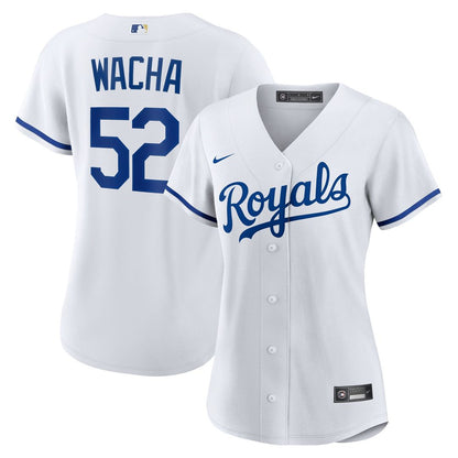 Kansas City Royals Michael Wacha Nike Women's Home Replica Jersey - White MLB Team Jersey Baseball Fan Apparel