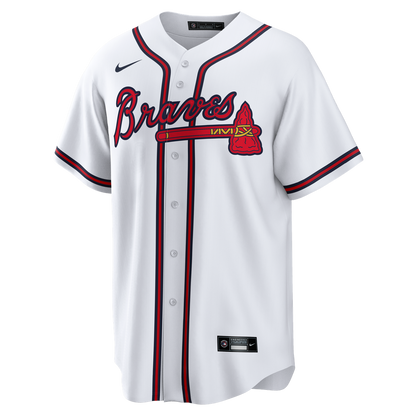 Atlanta Braves Chipper Jones Nike Home Retired Player Replica Jersey - White MLB Team Jersey Baseball Fan Apparel