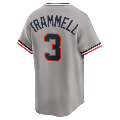 Detroit Tigers Alan Trammell Nike Cooperstown Limited Jersey - Gray MLB Team Jersey Baseball Fan Apparel