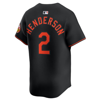 Baltimore Orioles Gunnar Henderson Nike Home Limited Player Jersey - White MLB Team Jersey Baseball Fan Apparel
