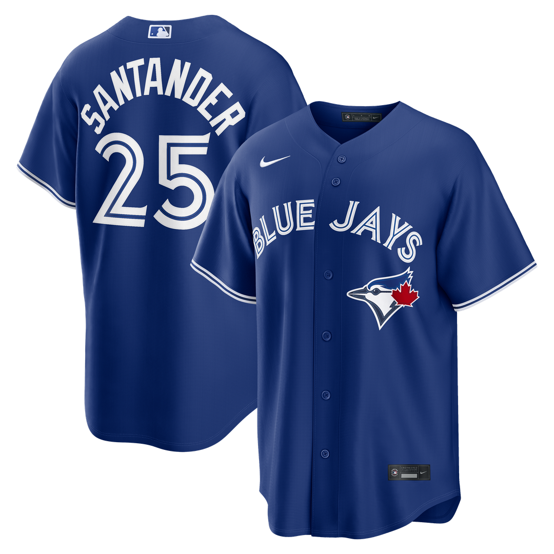Toronto Blue Jays Anthony Santander Nike Road Replica Jersey - Gray MLB Team Jersey Baseball Fan Apparel