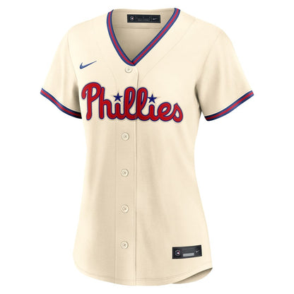 Philadelphia Phillies Bryce Harper Nike Women's Alternate Replica Jersey - Cream MLB Team Jersey Baseball Fan Apparel
