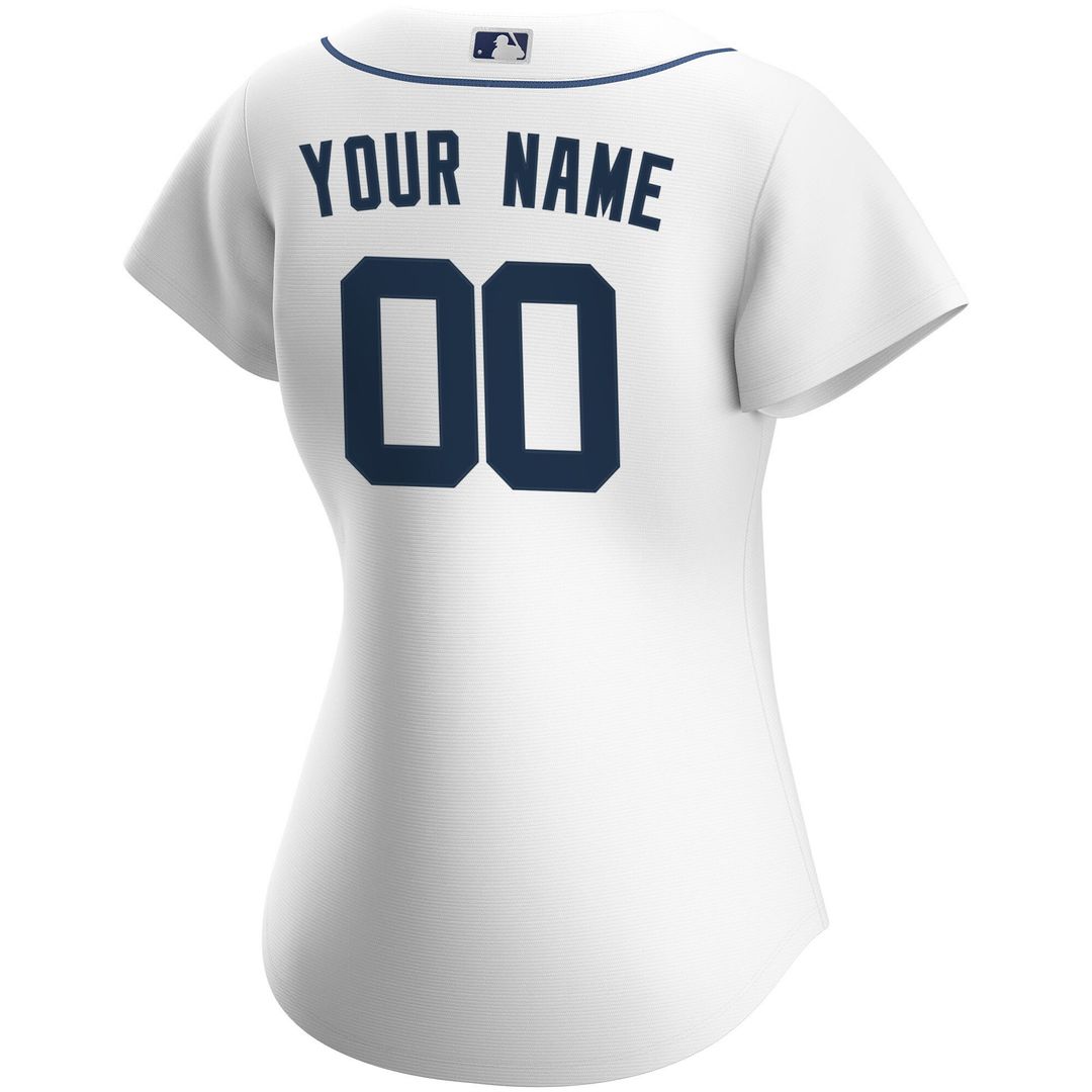 Detroit Tigers Nike Women's Home Replica Custom Jersey - White MLB Team Jersey Baseball Fan Apparel