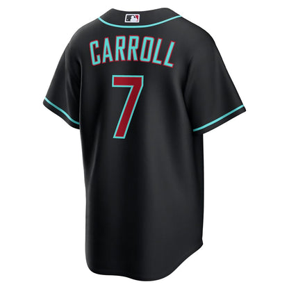 Arizona Diamondbacks Corbin Carroll Nike Alternate Replica Jersey - Black MLB Team Jersey Baseball Fan Apparel