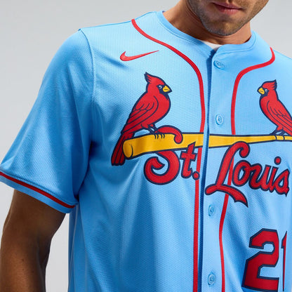 St. Louis Cardinals Lars Nootbaar Nike Alternate Limited Jersey - Light Blue MLB Team Jersey Baseball Fan Apparel