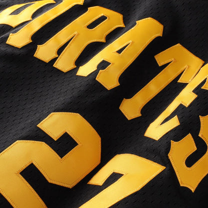Pittsburgh Pirates Kent Tekulve Mitchell & Ness Authentic Batting Practice Jersey - Black MLB Team Jersey Baseball Fan Apparel