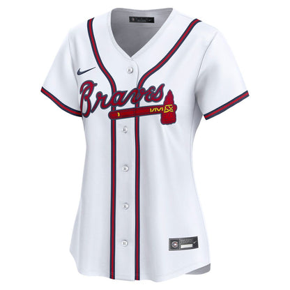Atlanta Braves Spencer Strider Nike Women's Home Limited Player Jersey - White MLB Team Jersey Baseball Fan Apparel
