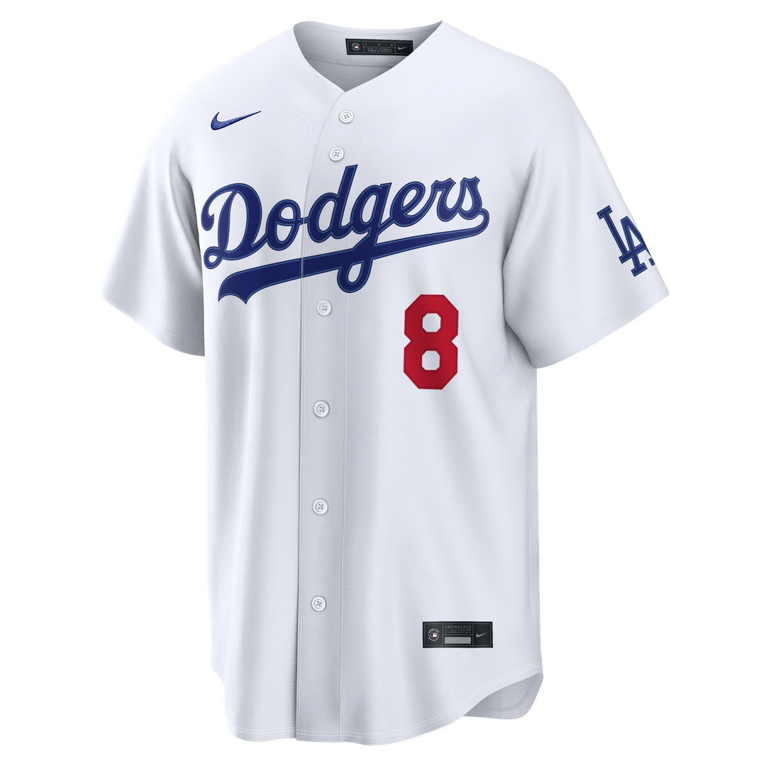 Los Angeles Dodgers Enrique Hernández Nike Home Stadium Jersey - White MLB Team Jersey Baseball Fan Apparel