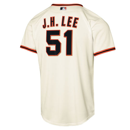 San Francisco Giants Jung Hoo Lee Nike Youth Home Replica Player Jersey - Cream MLB Team Jersey Baseball Fan Apparel