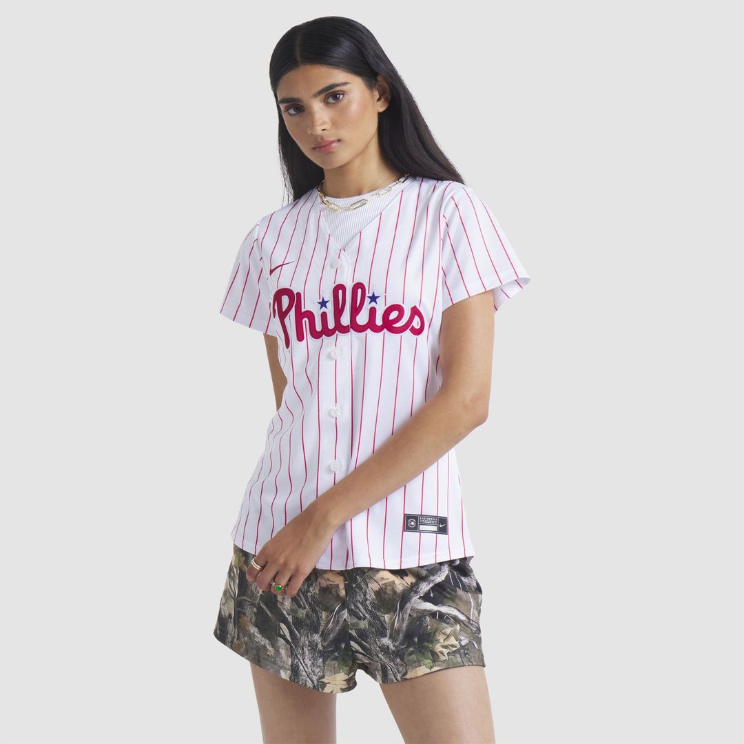 Philadelphia Phillies Bryce Harper Nike Women's Home Replica Player Jersey - White MLB Team Jersey Baseball Fan Apparel