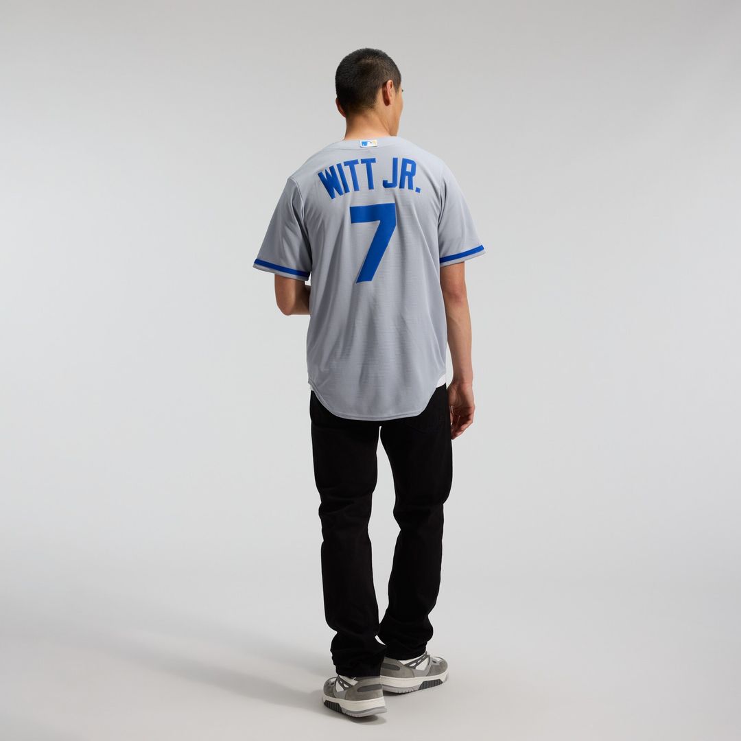Kansas City Royals Bobby Witt Jr. Nike Alternate 2 Replica Jersey - Rush Blue MLB Team Jersey Baseball Fan Apparel