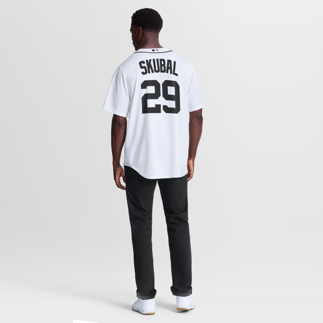 Detroit Tigers Tarik Skubal Nike Home Replica Jersey - White MLB Team Jersey Baseball Fan Apparel