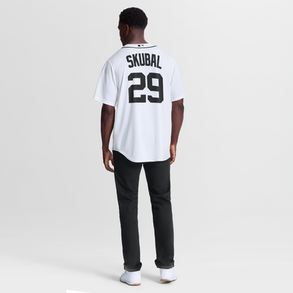 Detroit Tigers Tarik Skubal Nike Home Replica Jersey - White MLB Team Jersey Baseball Fan Apparel