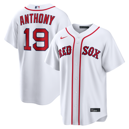 Boston Red Sox Roman Anthony Nike Home Replica Jersey - White MLB Team Jersey Baseball Fan Apparel