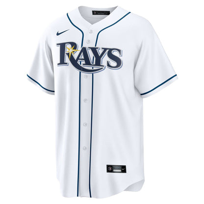 Tampa Bay Rays Yandy Díaz Nike Home Replica Jersey - White MLB Team Jersey Baseball Fan Apparel