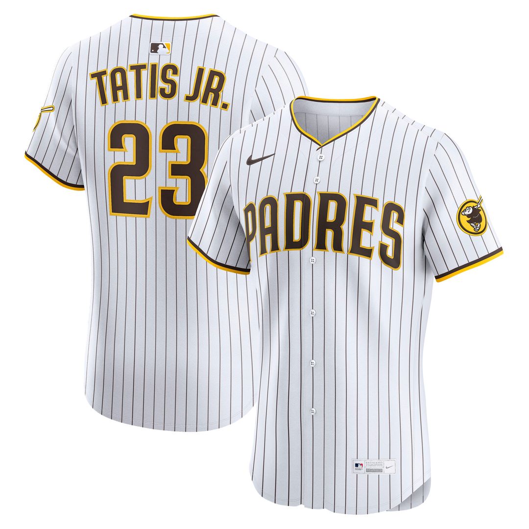 San Diego Padres Fernando Tatis Jr. Nike Alternate Elite Jersey - Sand MLB Team Jersey Baseball Fan Apparel
