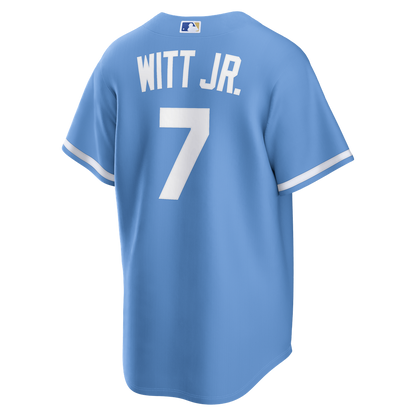 Kansas City Royals Bobby Witt Jr. Nike Alternate Replica Jersey - Royal MLB Team Jersey Baseball Fan Apparel