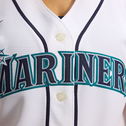 Seattle Mariners Cal Raleigh Nike Women's Home Replica Jersey - White MLB Team Jersey Baseball Fan Apparel