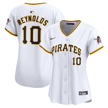Pittsburgh Pirates Bryan Reynolds Nike Women's Home Limited Player Jersey - White MLB Team Jersey Baseball Fan Apparel