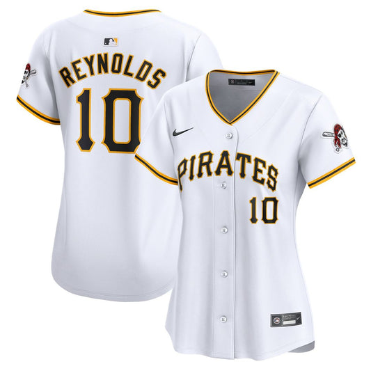Pittsburgh Pirates Bryan Reynolds Nike Women's Home Limited Player Jersey - White MLB Team Jersey Baseball Fan Apparel