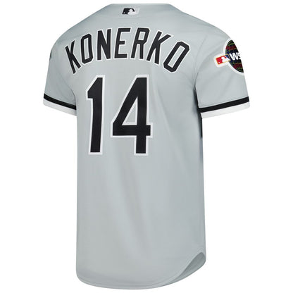 Chicago White Sox Paul Konerko Mitchell & Ness 2005 Cooperstown Authentic Jersey - Gray MLB Team Jersey Baseball Fan Apparel