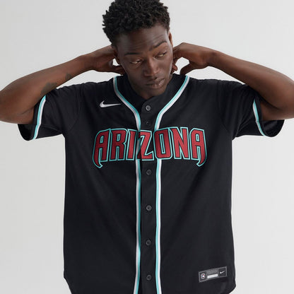 Arizona Diamondbacks Nike Fashion Replica Black Out Jersey MLB Team Jersey Baseball Fan Apparel