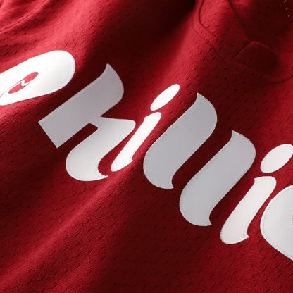 Philadelphia Phillies Darren Daulton Mitchell & Ness Authentic Batting Practice Jersey - Scarlet MLB Team Jersey Baseball Fan Apparel