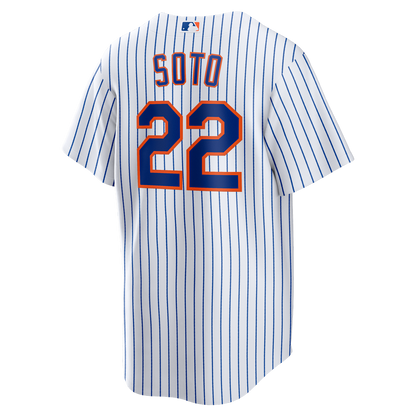 New York Mets Juan Soto Nike Home Replica Player Jersey - White MLB Team Jersey Baseball Fan Apparel