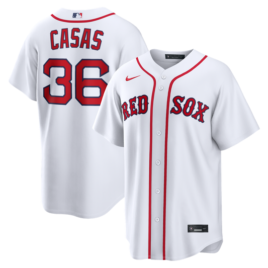 Boston Red Sox Triston Casas Nike Home Replica Jersey - White MLB Team Jersey Baseball Fan Apparel