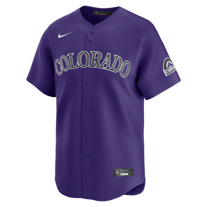 Colorado Rockies Nike Alternate Limited Jersey - Purple MLB Team Jersey Baseball Fan Apparel
