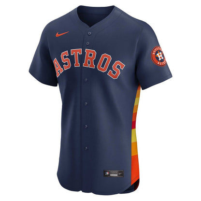 Houston Astros Jose Altuve Nike Alternate Elite Player Jersey - Navy MLB Team Jersey Baseball Fan Apparel