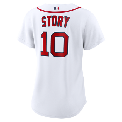 Boston Red Sox Trevor Story Nike Women's Home Replica Jersey - White MLB Team Jersey Baseball Fan Apparel