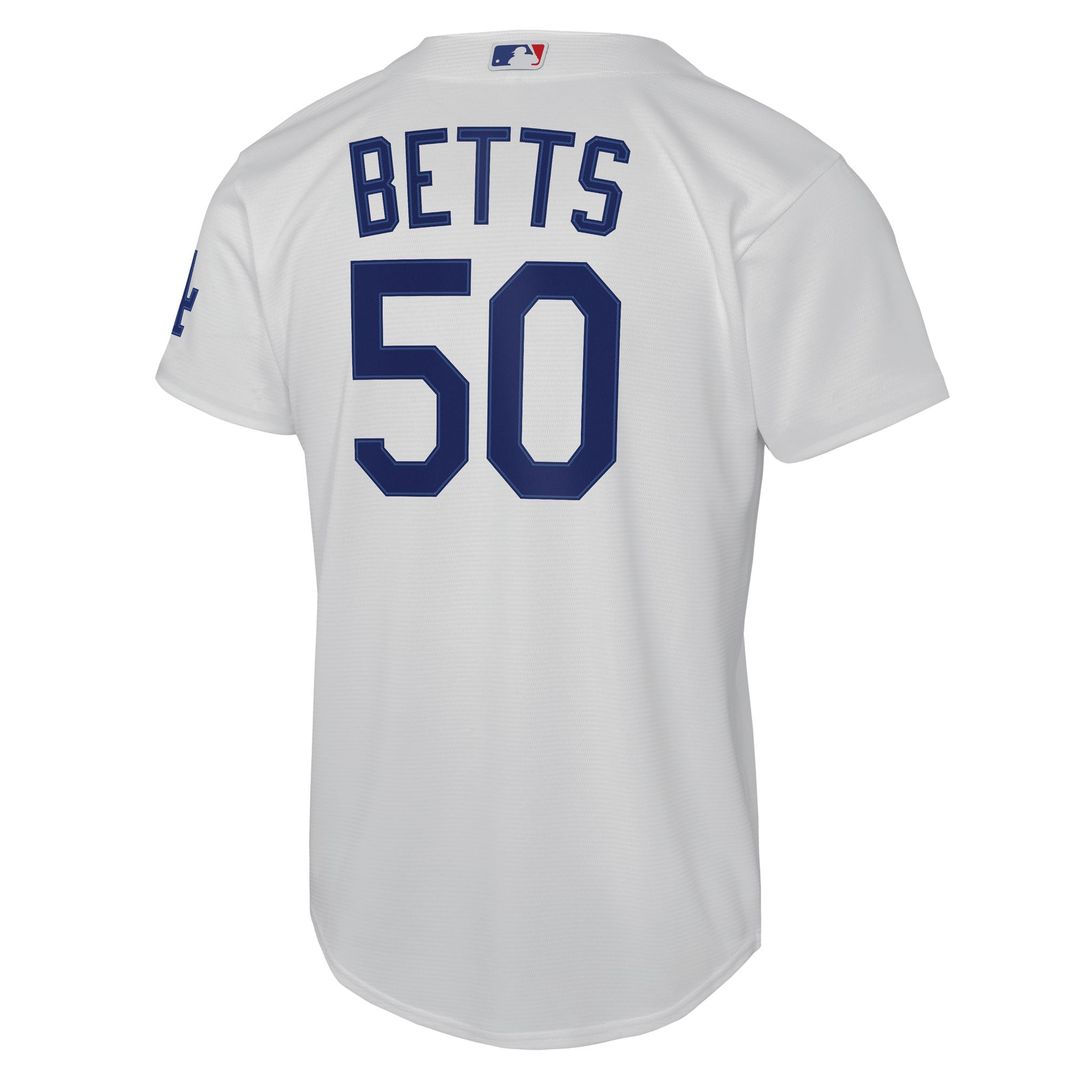 Los Angeles Dodgers Mookie Betts Nike Youth Home Stadium Jersey - White MLB Team Jersey Baseball Fan Apparel