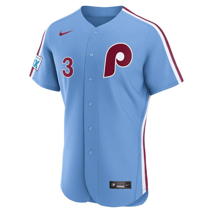Philadelphia Phillies Bryce Harper Nike Home Authentic Sponsor Patch Jersey - White MLB Team Jersey Baseball Fan Apparel