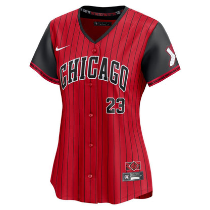 Chicago White Sox Andrew Benintendi Nike Women's City Connect Limited Jersey - Black MLB Team Jersey Baseball Fan Apparel