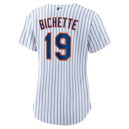 New York Mets Bo Bichette Nike Women's Home Replica Jersey - White MLB Team Jersey Baseball Fan Apparel
