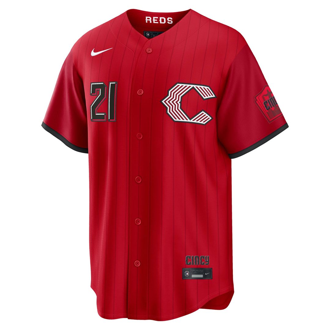 Cincinnati Reds Hunter Greene Nike 2026 City Connect Stadium Jersey - Red MLB Team Jersey Baseball Fan Apparel